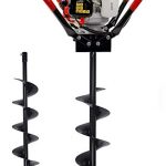 COLIBROX-23-HP-55cc-Gas-Post-Earth-ice-dirt-Hole-Digger-Borer-w-2-Auger-bits-4-10-new-2HP-Two-Man-Post-Earth-Planting-52cc-Gas-Hole-Digger-w-6-and-12-Auger-Bits-0