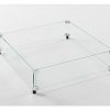 COOKE-Custom-Square-Glass-Fire-Pit-Windscreen-316-Thick-Glass-Silver-Clamps-with-No-Skid-Rubber-Feet-Multiple-Sizes-0