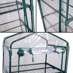 COSTWAY-4-Tier-Shelves-Mini-63-Portable-Greenhouse-Outdoor-Green-Plants-House-Only-by-eight24hours-0-1