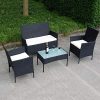 COSTWAY-4-pcs-Outdoor-Rattan-Wicker-Cushioned-Seat-with-a-Loveset-0-1