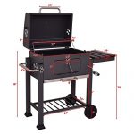 COSTWAY-Charcoal-Grill-Barbecue-BBQ-Grill-Outdoor-Patio-Backyard-Cooking-Wheels-Portable-Only-By-eight24hours-FREE-E-Book-0-0