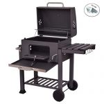 COSTWAY-Charcoal-Grill-Barbecue-BBQ-Grill-Outdoor-Patio-Backyard-Cooking-Wheels-Portable-Only-By-eight24hours-FREE-E-Book-0