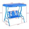 COSTWAY-Outdoor-Kids-Patio-Swing-Bench-with-Canopy-2-Seats-Only-by-eight24hours-Free-E-Book-0-0