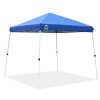 CROWN-SHADES-Patented-10ft-x-10ft-Base-and-8ft-x-8ft-Top-Slant-Leg-Outdoor-Pop-up-Portable-Shade-Instant-Folding-Canopy-with-Carry-Bag-Blue-0