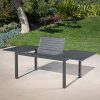 Cambridge-TURNDN7PC-WHT-Turner-7-Piece-Expandable-6-Sling-Chairs-and-a-40-x-94-Table-Outdoor-Dining-Set-Gray-0-2