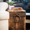 Cedar-Creek-Sculptures-Rustic-Throne-Cube-Solid-Wood-Bench-Rustic-Perfect-Fire-Pit-Chair-Built-from-Reclaimed-Wood-Use-Indoors-as-End-Table-Night-Stand-Plant-Stand-0-0