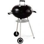 Charcoal-Grill-BBQ-Outdoor-Backyard-Cooking-with-Wheels-Black-225-Inch-0