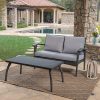 Christopher-Knight-Home-303985-Honolulu-Outdoor-Grey-Wicker-Loveseat-and-Coffee-Table-Set-GreySilver-0-0