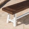 Christopher-Knight-Home-Cassie-Outdoor-Dark-Brown-Sandblast-Finish-Acacia-Wood-Dining-Bench-with-White-Rustic-Metal-Finish-Frame-0-0
