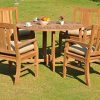 Clearance-5-Pc-Grade-A-Teak-Wood-Dining-Set-48-Round-Butterfly-Table-And-4-Osborne-Arm-Chairs-WFDSOS3-0-0