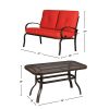 Cloud-Mountain-2-PC-Outdoor-Loveseat-Furniture-Bistro-Set-Garden-Patio-Metal-Coffee-Table-Bench-Sofa-With-Cushions-0-1