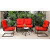 Cloud-Mountain-4-Piece-Metal-Conversation-Set-Cushioned-Outdoor-Furniture-Garden-Patio-Wrought-Iron-Conversation-Set-Coffee-Table-Loveseat-Sofa-2-Chairs-Brick-Red-0-0