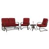 Cloud-Mountain-4-Piece-Metal-Conversation-Set-Cushioned-Outdoor-Furniture-Garden-Patio-Wrought-Iron-Conversation-Set-Coffee-Table-Loveseat-Sofa-2-Chairs-Brick-Red-0