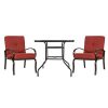 Cloud-Mountain-Bistro-Table-Set-Outdoor-Bistro-Set-Patio-Furniture-Set-Wrought-Iron-Bistro-Set-Tempered-Glass-Square-Table-Brick-Red-0-0
