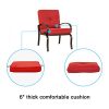 Cloud-Mountain-Bistro-Table-Set-Outdoor-Bistro-Set-Patio-Furniture-Set-Wrought-Iron-Bistro-Set-Tempered-Glass-Square-Table-Brick-Red-0-2