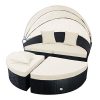 Cloud-Mountain-No-Tax-4-PC-Patio-Rattan-Round-Daybed-Set-Outdoor-Cushioned-Sectional-Canopy-Wicker-Furniture-Set-Retractable-Garden-Lawn-Sectional-Sofa-Set-Creamy-White-Cushions-Black-Rattan-0-0