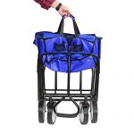 Collapsible-Folding-Wagon-Cart-Utility-Garden-Toy-Buggy-Camp-Beach-Sports-Chart-RedBlue-0-1