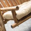 Coral-Coast-Rustic-Oak-Log-Curved-Back-Porch-Swing-and-A-Frame-Set-0-0