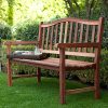 Cosmic-Furniture-Outdoor-Curved-Back-Classic-Wood-Bench-with-Comfortable-Armrests-Durable-Red-Shorea-Tropical-Hardwood-Galvanized-Steel-Bolts-Quick-and-Easy-Assembly-0