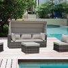 Courtyard-Casual-Taupe-Aurora-Outdoor-Sectional-to-Daybed-Combo-with-Canopy-0