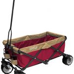 Creative-Outdoor-Distributor-All-Terrain-Folding-SPORTs-Team-Wagon-RedBrown-Multipurpose-Cart-for-Gardening-Camping-Beach-Trips-and-Travelling-0