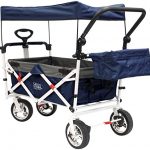 Creative-Outdoor-Distributor-Push-Pull-Wagon-for-Foldable-with-SunRain-Shade-Navy-0-1
