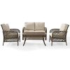 Crosley-Furniture-Tribeca-4-Piece-Outdoor-Wicker-Conversation-Set-with-Sand-Cushions-0-1