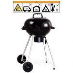 Custpromo-185-Portable-Charcoal-Grill-BBQ-Cooking-Kettle-with-Wheels-for-Backyard-Tailgate-Party-Camping-0-2