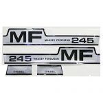 D-MF245H-Hood-Decal-Set-fits-Massey-Ferguson-Tractor-MF245-0
