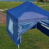 DELTA-Canopies-10×15-Ez-Pop-up-Canopy-Party-Tent-Instant-Gazebos-100-Waterproof-Top-with-4-Removable-Sides-Navy-Blue-E-Model-0-0