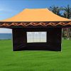 DELTA-Canopies-10×15-Ez-Pop-up-Canopy-Party-Tent-Instant-Gazebos-100-Waterproof-Top-with-4-Removable-Sides-Orange-Flame-E-Model-0-0