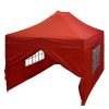 DELTA-Canopies-10×15-Ez-Pop-up-Canopy-Party-Tent-Instant-Gazebos-100-Waterproof-Top-with-4-Removable-Sides-Red-E-Model-0