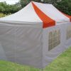 DELTA-Canopies-10×20-Ez-Pop-Up-Canopy-Party-Tent-Instant-Gazebos-100-Waterproof-Top-with-6-Removable-Sides-RedWhite-E-Model-0-0
