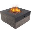 DIAN-34-Outdoor-Patio-Gas-Fire-Pit-Modern-Contemporary-Concrete-Propane-Metal-Countertops-Gas-Fire-Table-with-Lava-Rocks-50000-BTU-Auto-Ignition-with-Safety-Push-Button–Glacier-Ash-Gray-HE9996-0