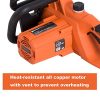 DURHAND-16-13-Amp-Adjustable-Tension-Corded-Electric-Chainsaw-Orange-0-2