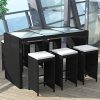Daonanba-Durable-Garden-Bar-Set-Outdoor-Furniture-Set-Stable-Sturdy-Bar-Table-Stool-Waterproof-PE-Rattan-Black-13-Pcs-0-0