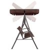 Dark-Brown-2-Persons-Outdoor-Canopy-Swing-Bench-Glider-Hammock-Patio-Yard-Backyard-Lawn-Deck-Garden-Porch-Pool-Side-Furniture-Dcor-Polyester-And-Durable-Steel-Frame-Great-Piece-For-Summer-Relaxation-0-1