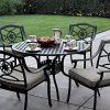 Darlee-Ten-Star-Cast-Aluminum-5-Piece-Series-30-Round-Table-Dining-Set-with-Seat-Cushions-48-Antique-Bronze-Finish-0