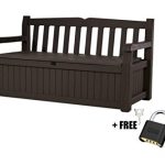 Deck-Box-Outdoor-Plastic-70-Gallon-Brown-Storage-Bench-With-Free-Combination-Keypad-0