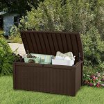Deck-Box-for-Patio-Pool-Storage-Bench-in-Resin-110-Gallon-Extra-Large-Outdoor-Design-With-FREE-Padlock-0-1