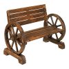 Decor-and-More-Store-Classic-Wooden-Rustic-Wagon-Wheel-Style-Bench-Garden-Porch-Entry-0