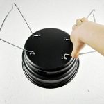Deerbird-Compact-Charcoal-Barbecue-Grill-Cute-Round-Lightweight-Barbecue-Tool-Portable-Enamel-BBQ-Grill-Perfect-for-Camping-or-Outdoor-Cooking-Small-0-1