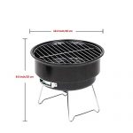 Deerbird-Compact-Charcoal-Barbecue-Grill-Cute-Round-Lightweight-Barbecue-Tool-Portable-Enamel-BBQ-Grill-Perfect-for-Camping-or-Outdoor-Cooking-Small-0-2