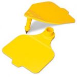 Destron-Fearing-Large-Double-Panel-Blank-Tags-with-Studs-Yellow-Pack-of-25-C08021N-0