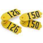 Destron-Fearing-SheepGoat-Numbered-Tags-Yellow-Numbers-126-150-C12289FN-0