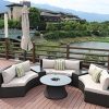 Direct-Wicker-Half-Moon-6-piece-Outdoor-Curved-Sectional-Sofa-with-Side-Table-Set-Black-Wicker-0-0