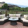 Direct-Wicker-Half-Moon-6-piece-Outdoor-Curved-Sectional-Sofa-with-Side-Table-Set-Black-Wicker-0-1