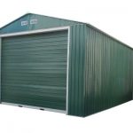 Duramax-55161-Metal-Garage-Shed-with-Side-Door-12-by-26-Inch-0