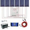 ECO-WORTHY-600W-Solar-Power-System-Off-Grid-6pcs-100W-Polycrystalline-Solar-Panel-60A-Charge-Controller-Combiner-Box-Solar-Cable-Z-Mounting-Brackets-200Ah-12V-Sealed-Lead-Acid-Battery-0-0