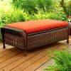 EFD-Outdoor-Storage-Ottoman-Brown-Wicker-Padded-Cushion-Pillow-in-Orange-Hidden-Storage-Open-Lid-Seat-Patio-Bench-All-Weather-Furniture-eBook-by-EasyFunDeals-0